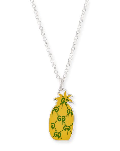 pineapple gucci necklace|gucci pineapple.